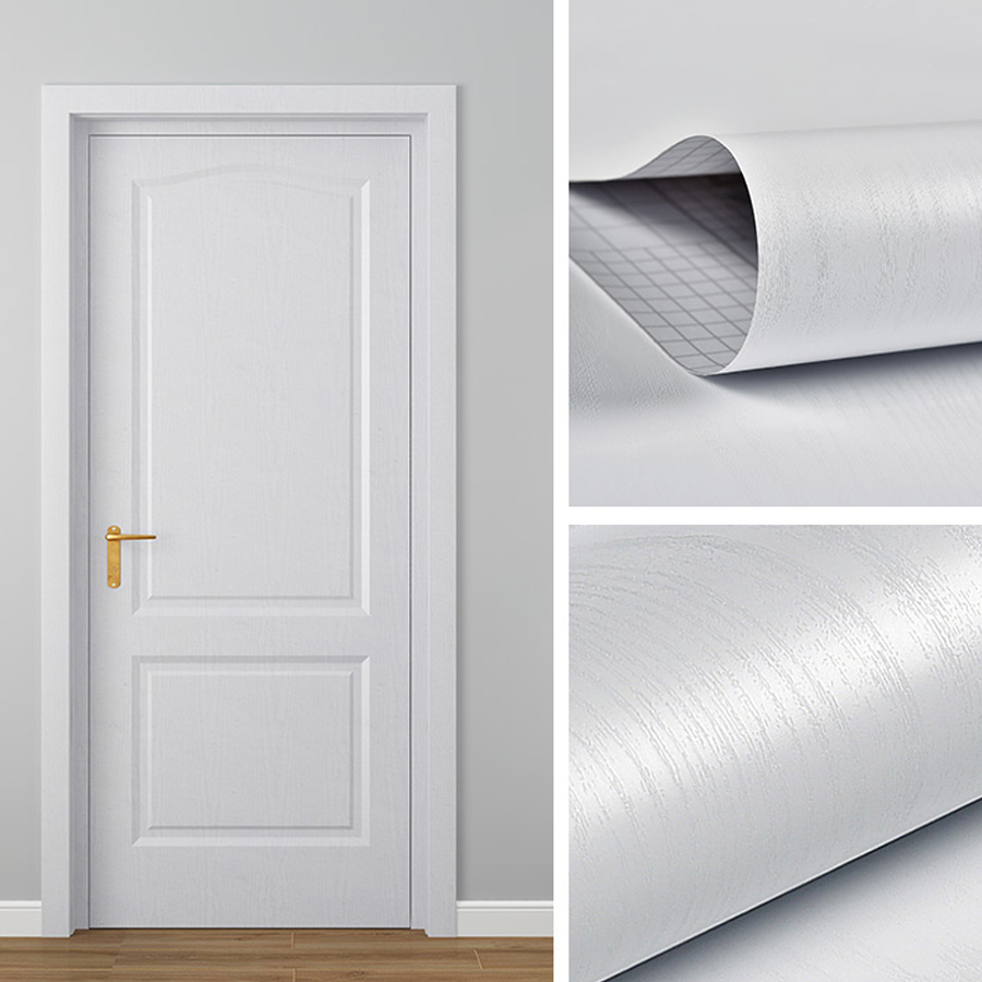 3D Printing Quote - Pure White Wood Grain Self Adhesive