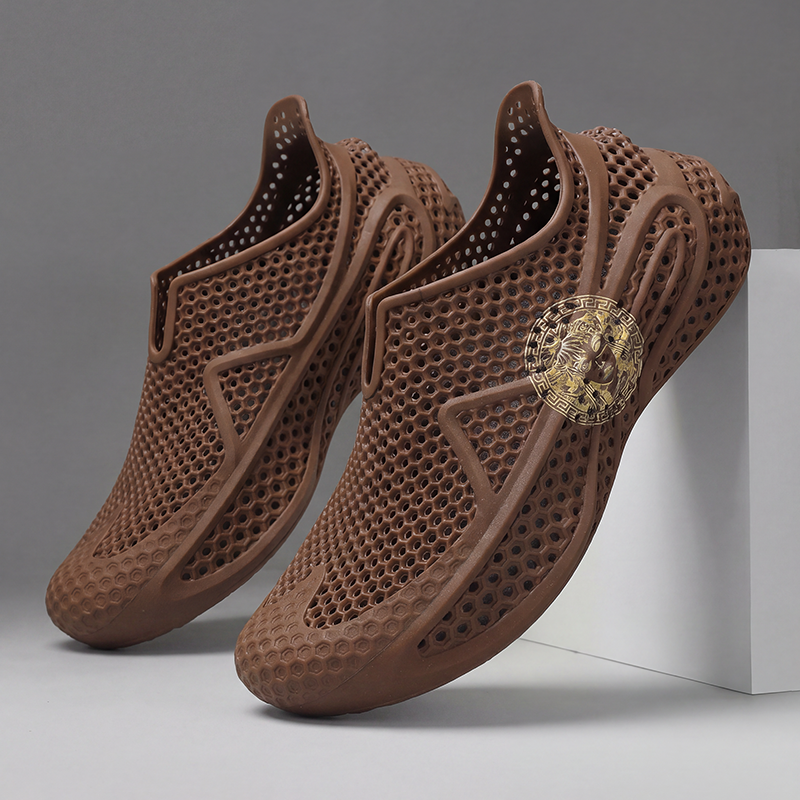 3D Printing Outsole - 3D Printed Hollow-Out Slip-On Casual Shoes,