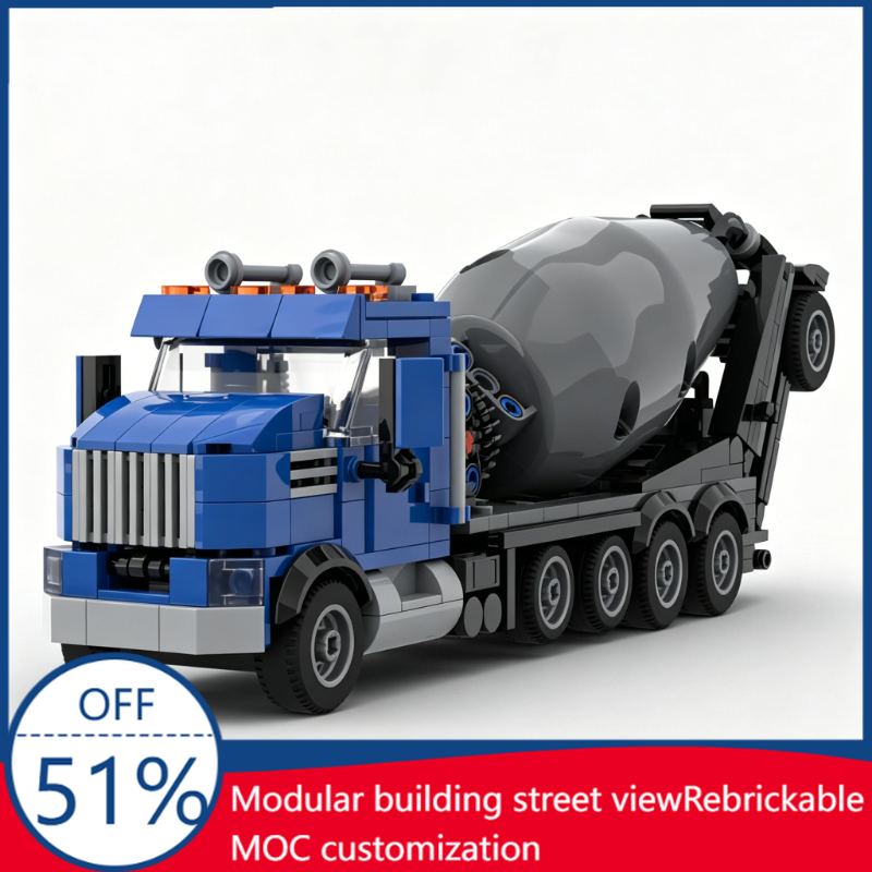 3D Printing Lego - 413PCS Cement Mixer Construction Truck Building