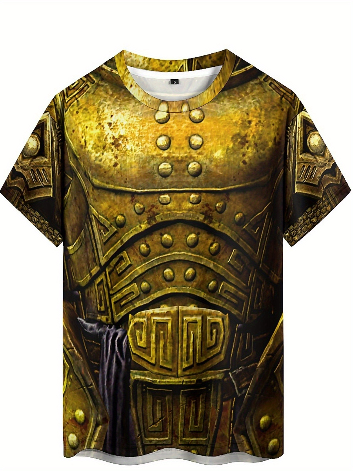 3D Printing Knight Armor - Men'S 3D Print Golden Knight Armor