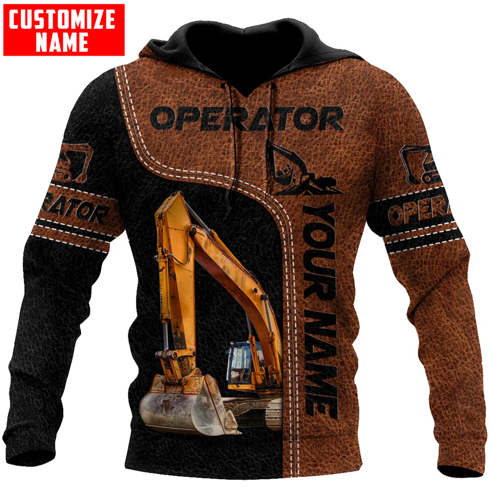 3D Printing Operator - Personalized Name Excavator Operator 3D Printed