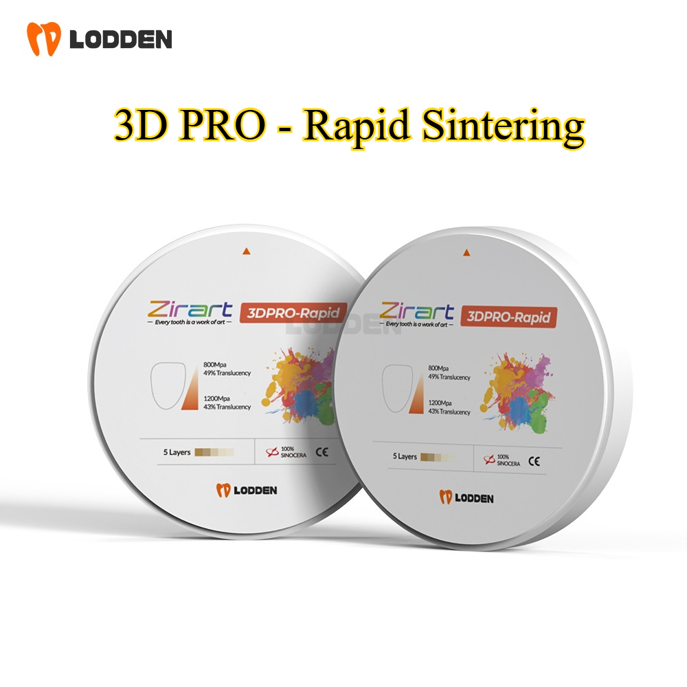 3D Printing Lego - Lodden 3D Pro-Rapid Dental Zirconia Block