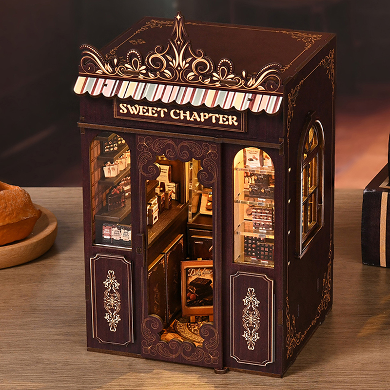 3D Printing Lego - DIY Book Nook Wooden Miniature Model