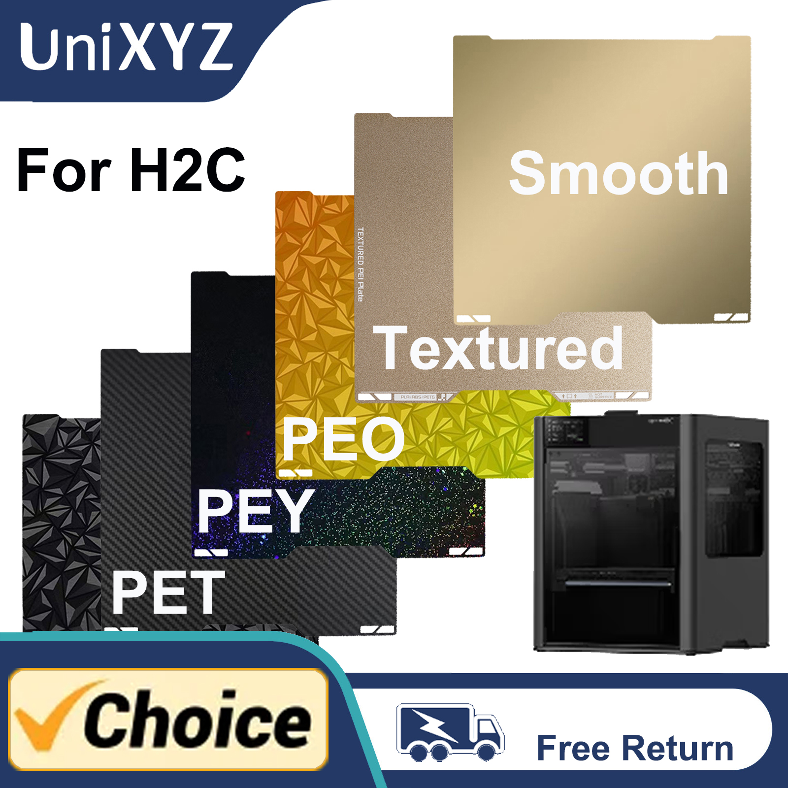 3D Printing Qr Code - 3D Effect H2C Plate PEO PET