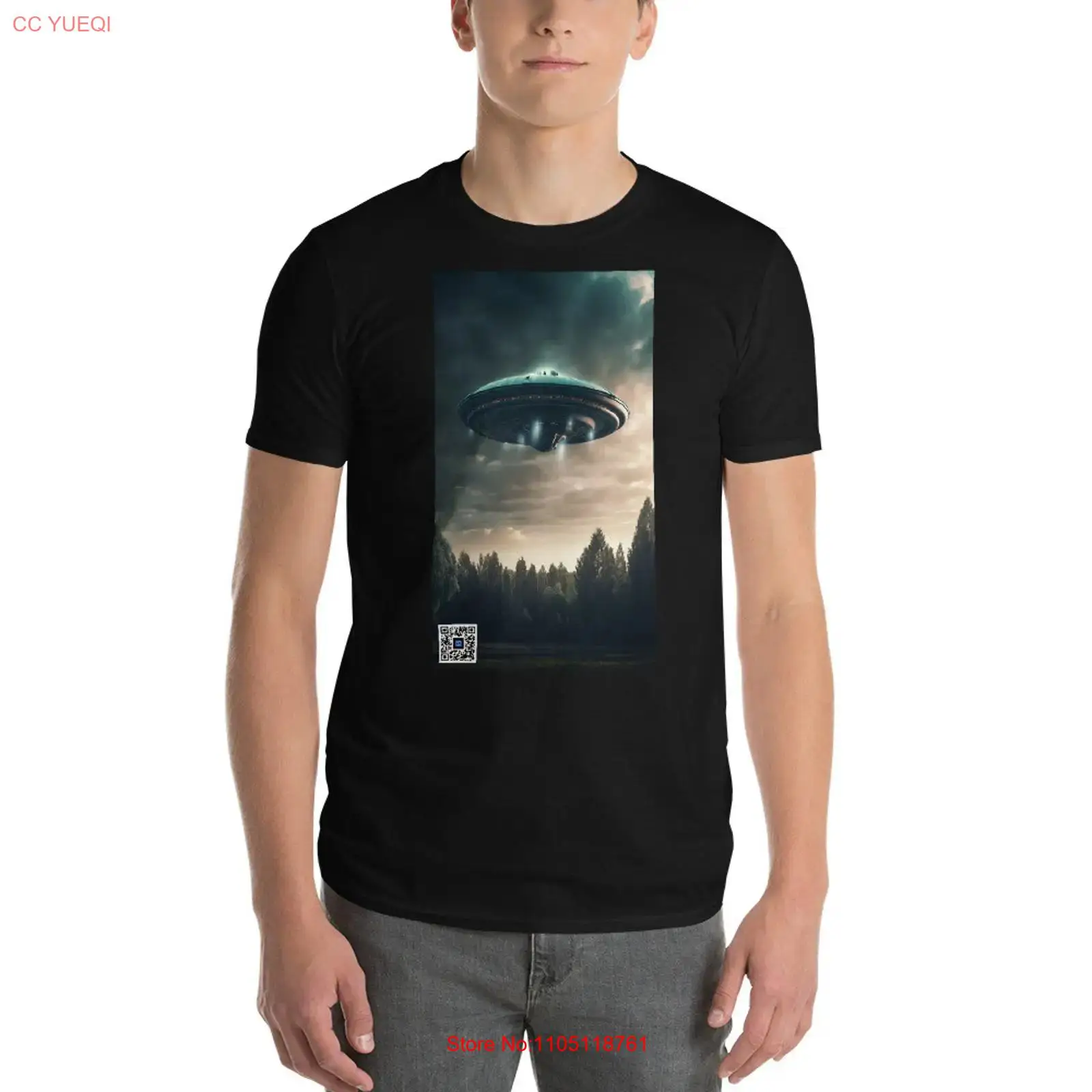 Spaceship T Shirt smartphone c – обзор и цена 3D Printing Qr Code
