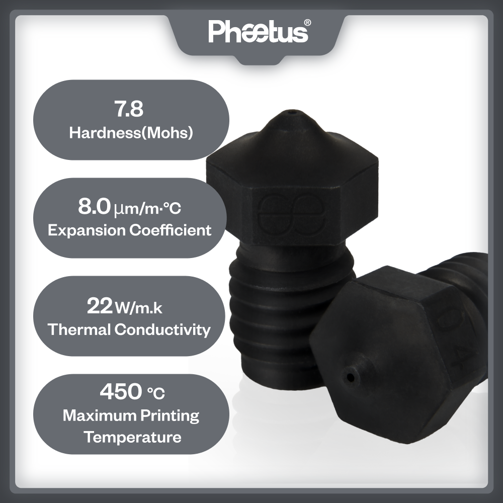 PHAETUS High Quality Hardened  – обзор и цена Carbon Fiber Filament