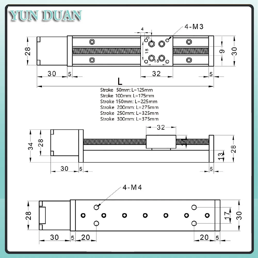 T-type Sliding Table Rail Line – обзор и цена Linear Guide Rail