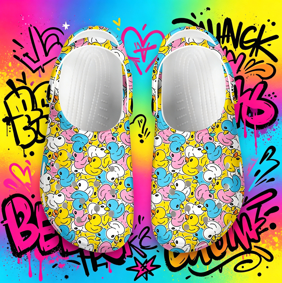 Cartoon Duck 3D Print Clogs Un – обзор и цена 3D Printing Outsole