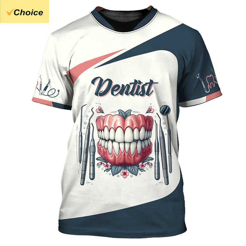 2026 Men's T-Shirt Tooth 3d Pr – обзор и цена 3D Printing Tooth