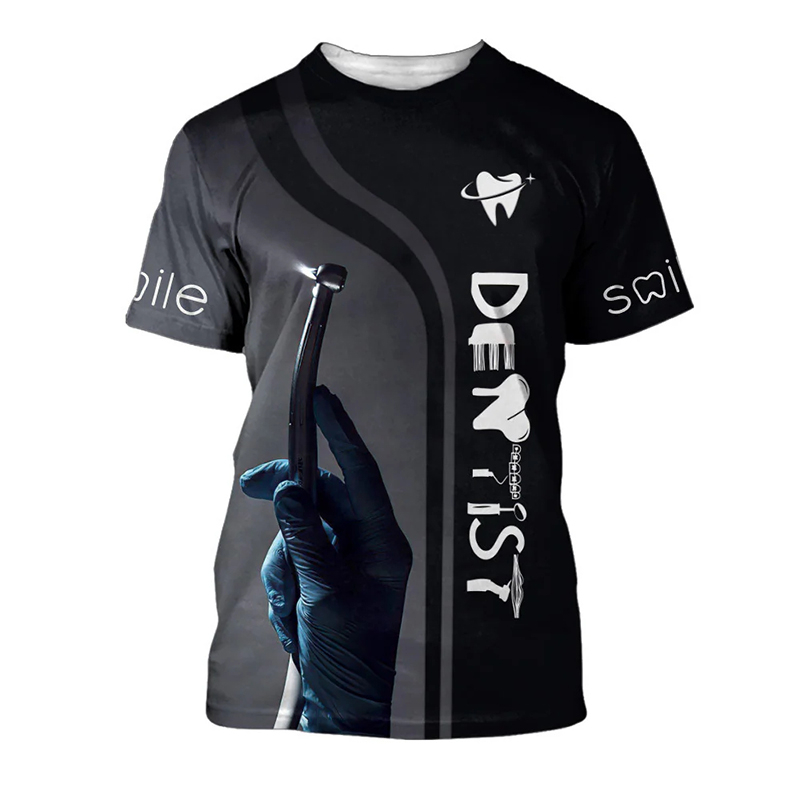 2026 Men's T-Shirt Tooth 3d Pr – обзор и цена 3D Printing Tooth