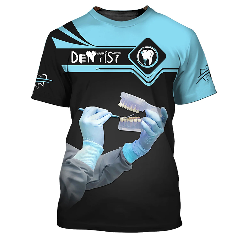 2026 Men's T-Shirt Tooth 3d Pr – обзор и цена 3D Printing Tooth