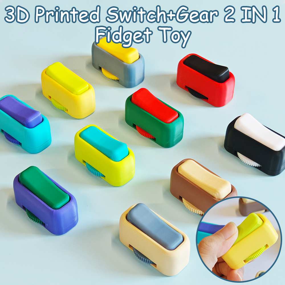 3D Printed Switches Gear 2IN1  – обзор и цена 3D Printing Simulator