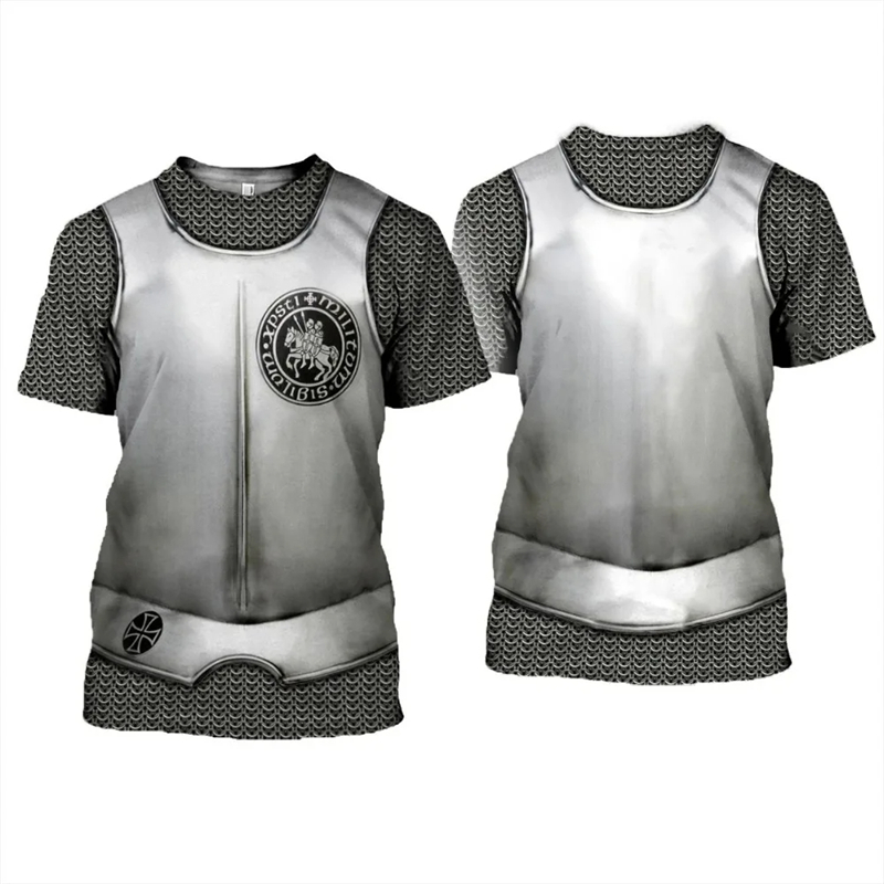Knights Templar Graphic T-shir – обзор и цена 3D Printing Knight Armor