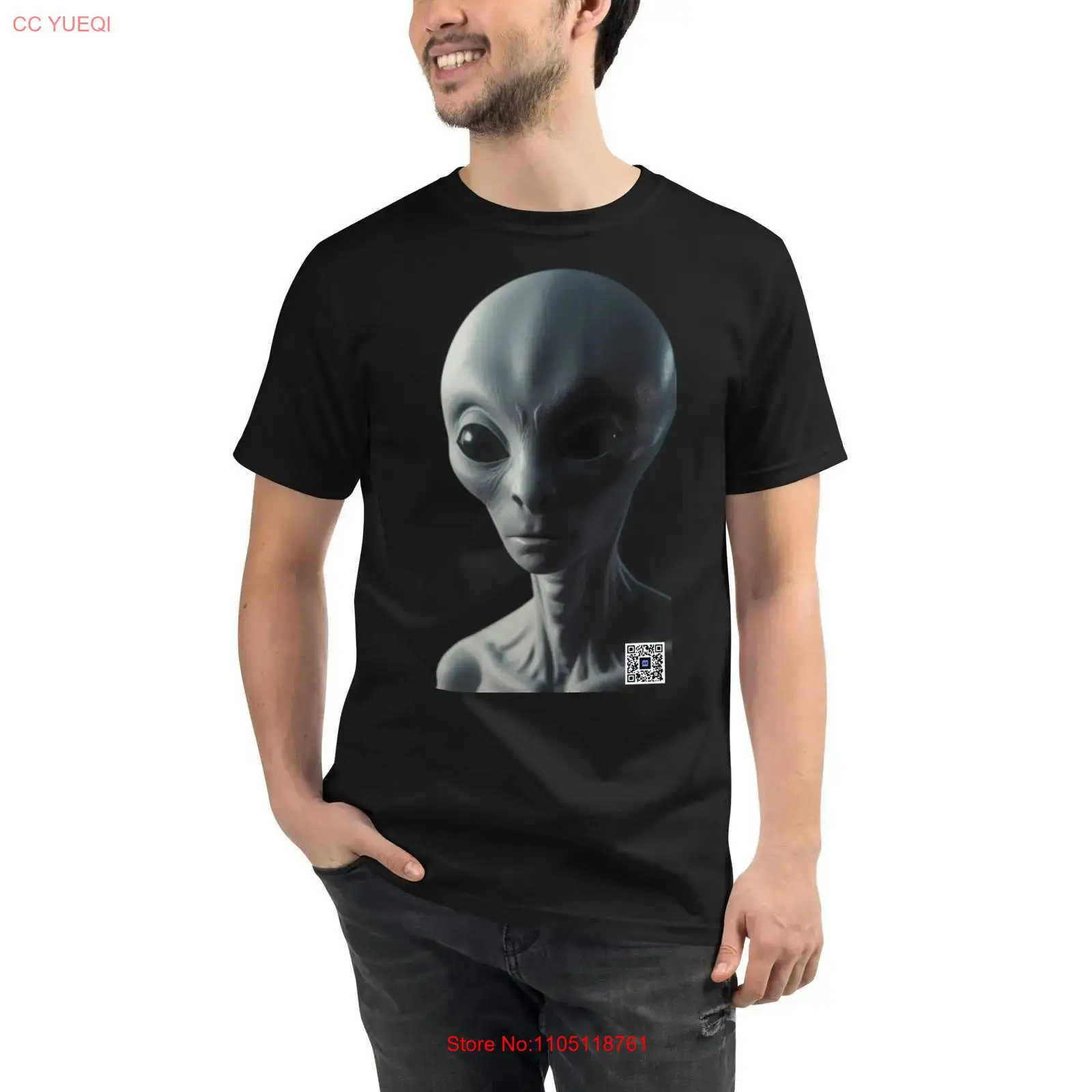 Organic Alien T Shirt smartpho – обзор и цена 3D Printing Qr Code