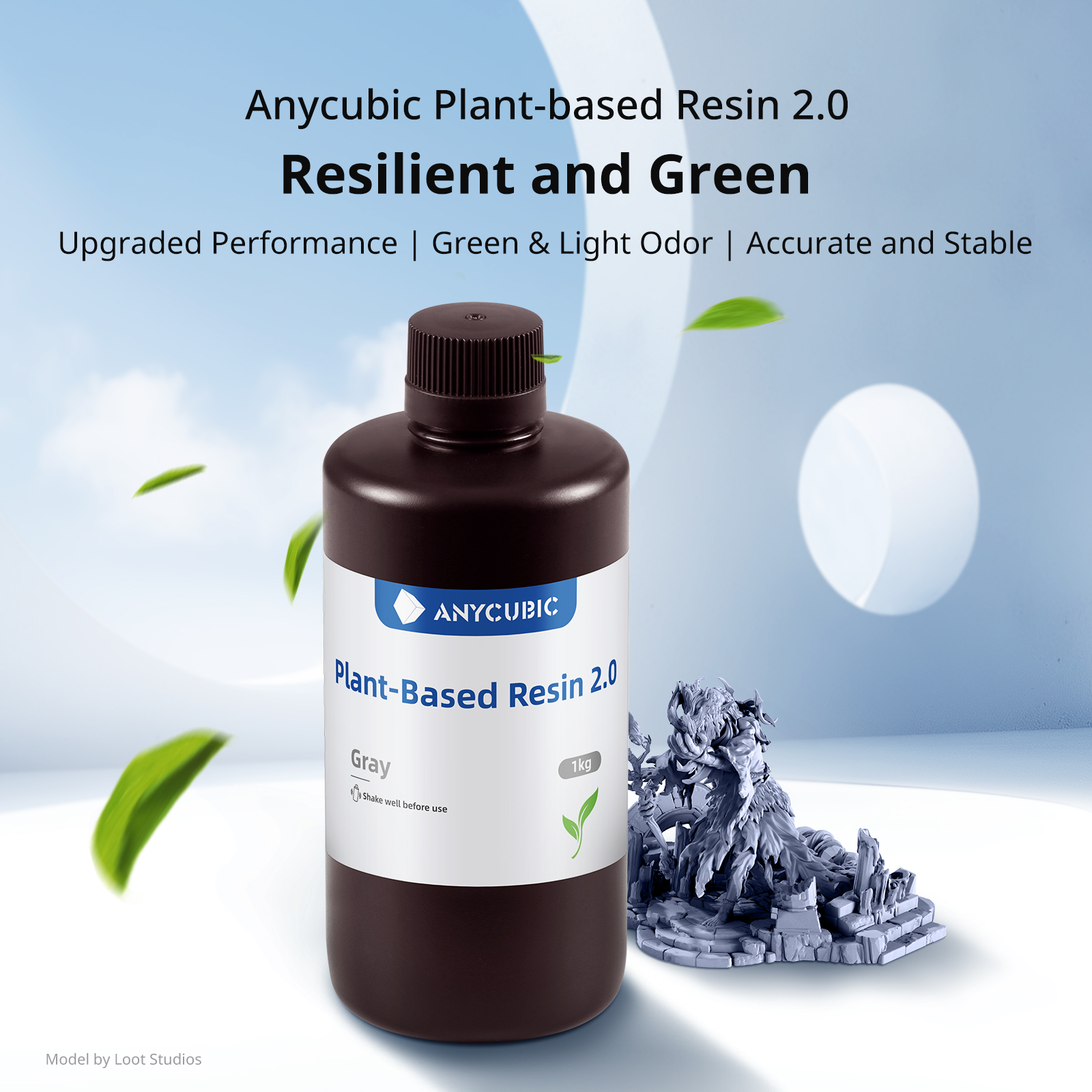 NEWEST ANYCUBIC ECO UV Resin 2 – обзор и цена 3D Printing Uv Resin