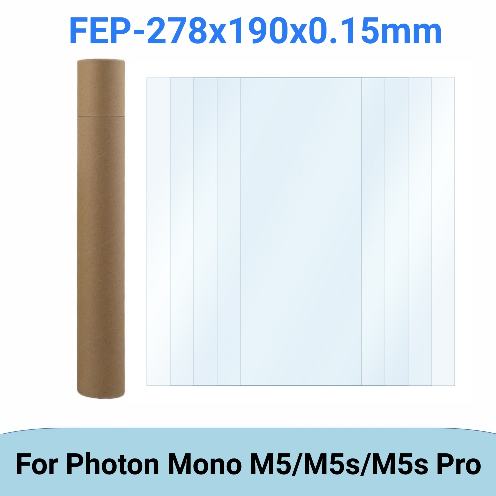 5 Pcs FEP Film 10.1 Inch 278*1 – обзор и цена 3D Printing Uv Resin