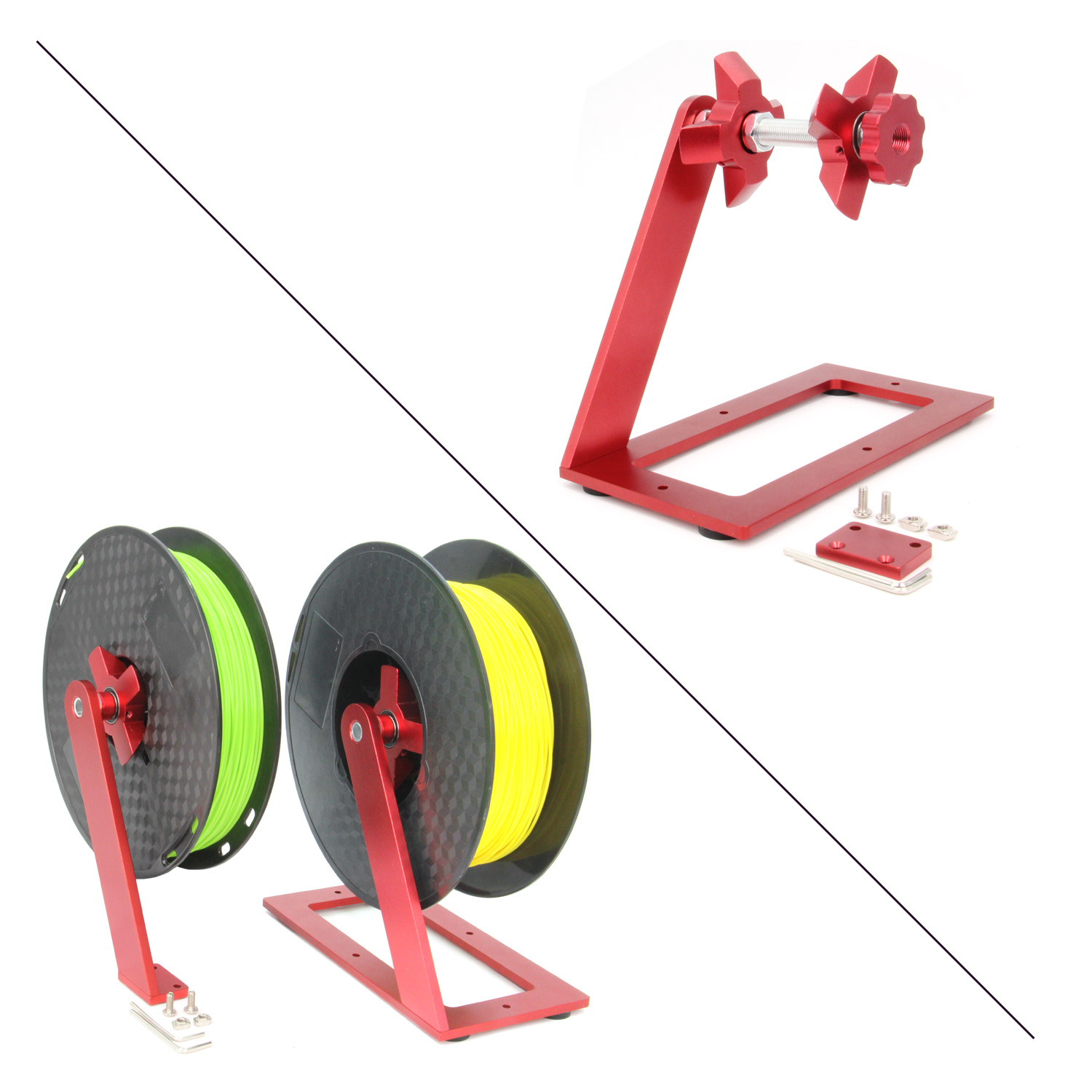 3D Printer Filament Holder Rot – обзор и цена Carbon Fiber Filament