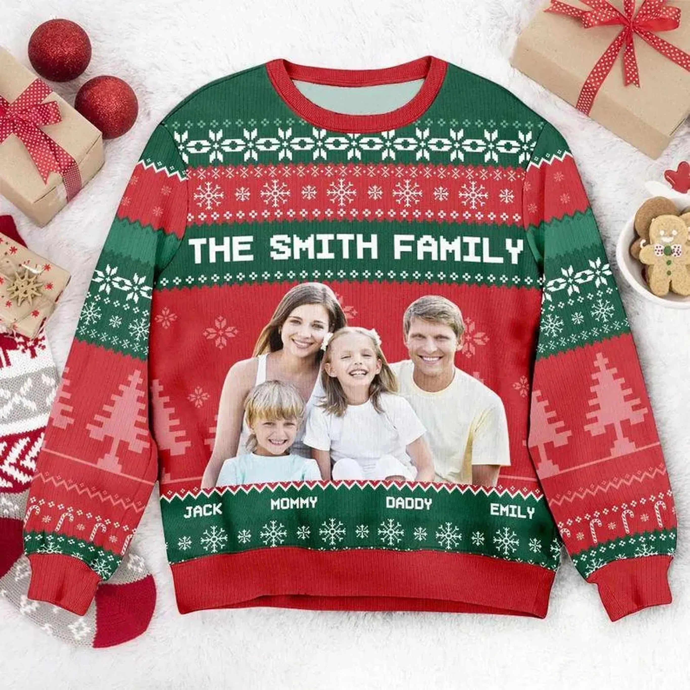 Custom Face Christmas Family X – обзор и цена 3D Printing Xmas Ideas