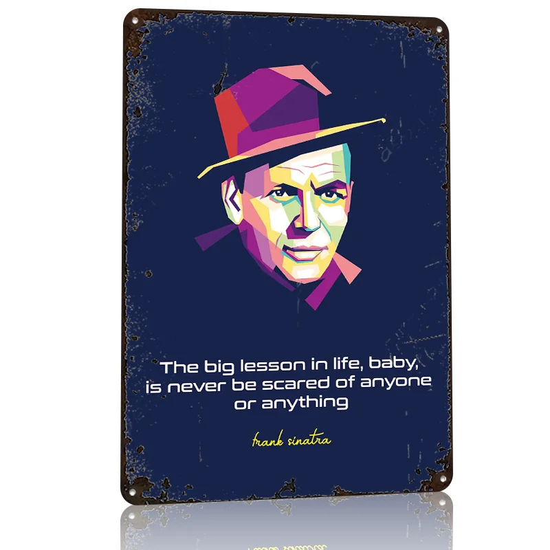 Frank Sinatra Quote 3D Texture – обзор и цена 3D Printing Quote