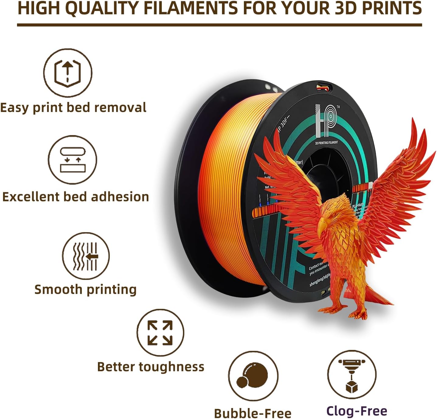 3D Printer Filament,HP3DF PLA  – обзор и цена 3D Printing Uv Resin