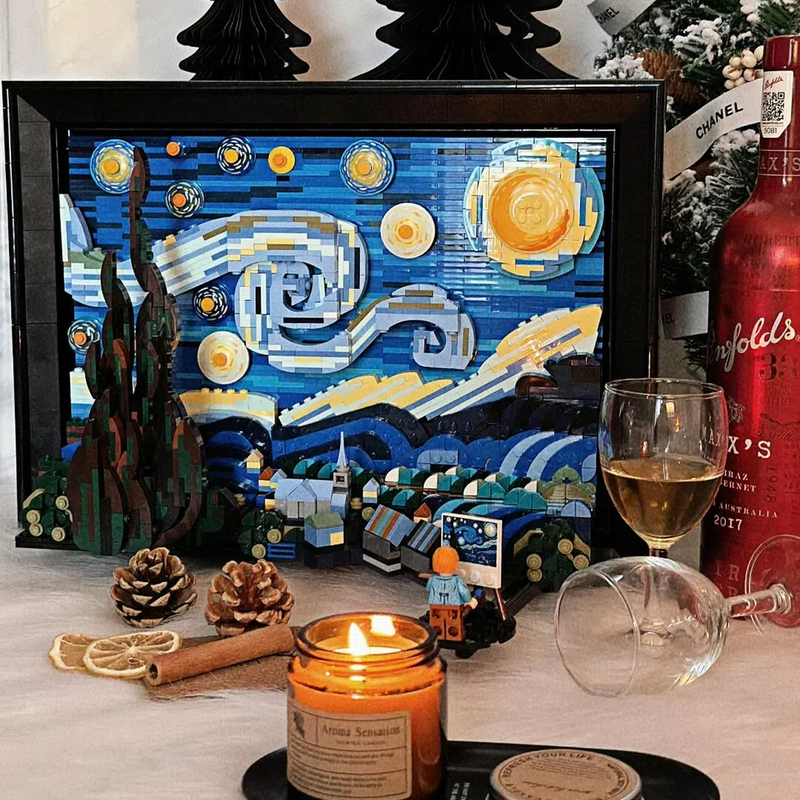 Van Gogh Starry Night 3D Build – обзор и цена 3D Printing Lego