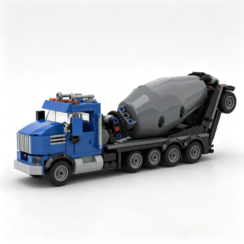 413PCS Cement Mixer Constructi – обзор и цена 3D Printing Lego