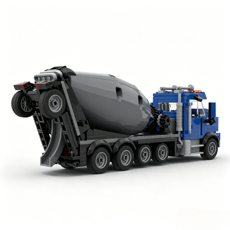 413PCS Cement Mixer Constructi – обзор и цена 3D Printing Lego