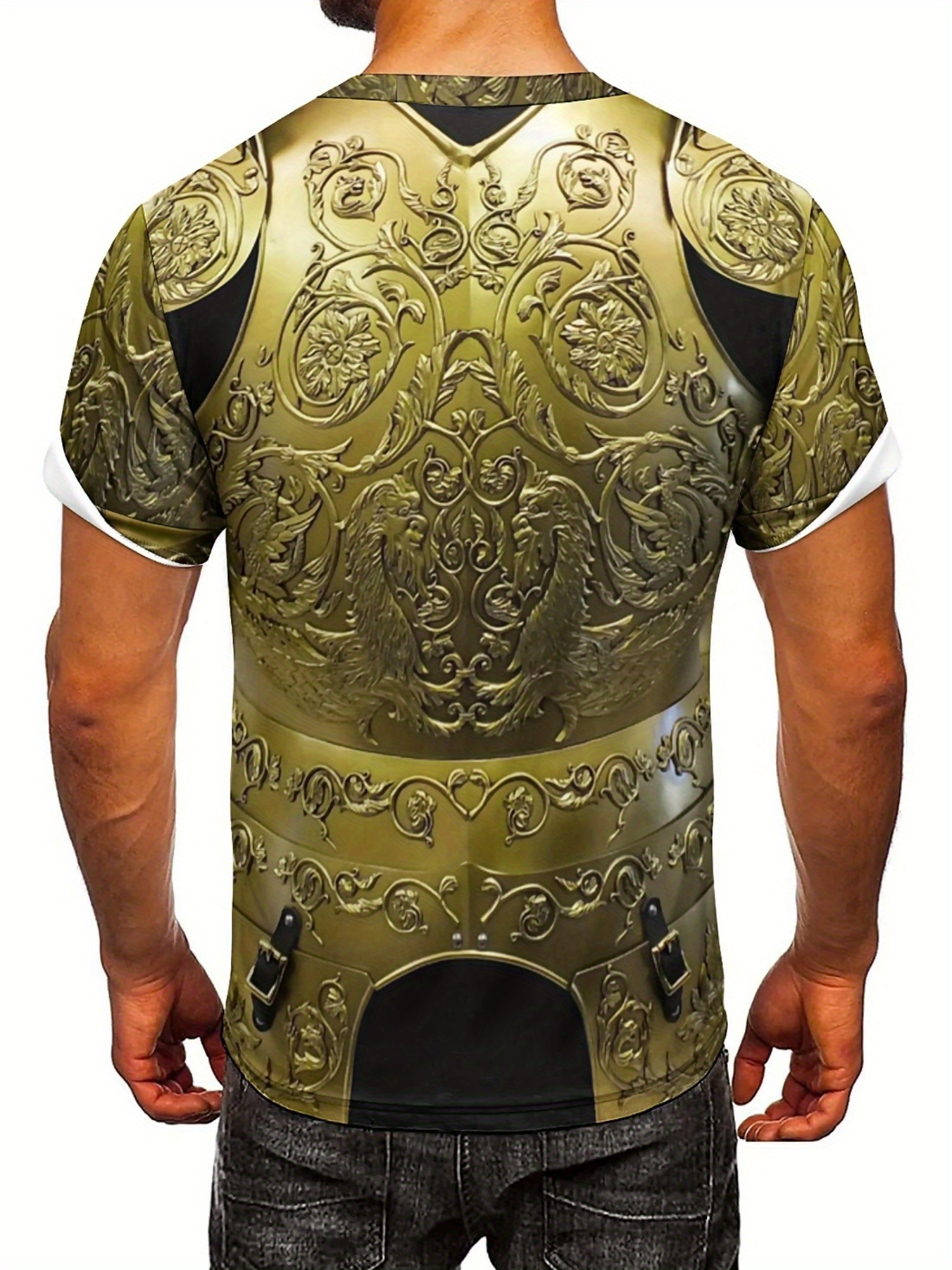 Men'S Plus Size Gothic Retro M – обзор и цена 3D Printing Knight Armor