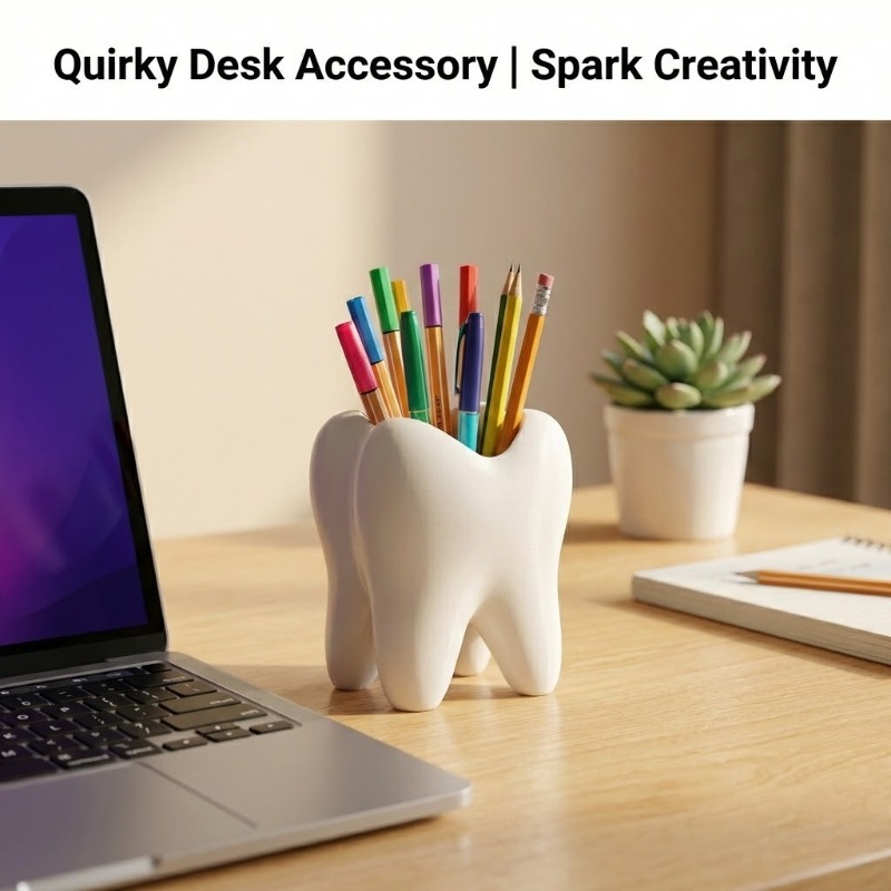 3D Printed Tooth Shaped Deskto – обзор и цена 3D Printing Tooth