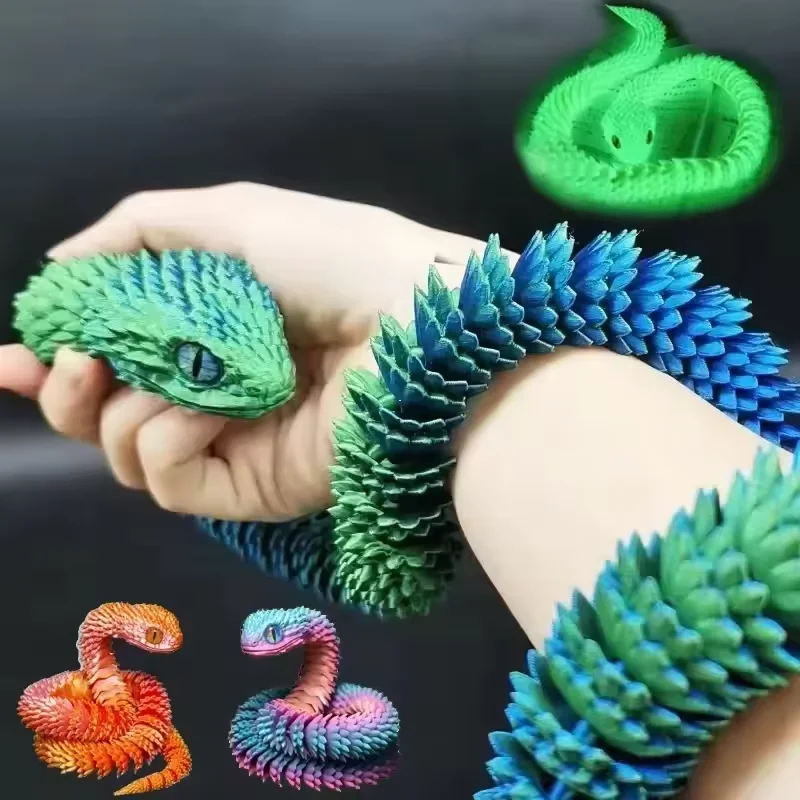 3D Printed Snake Movable Joint – обзор и цена 3D Printing Simulator