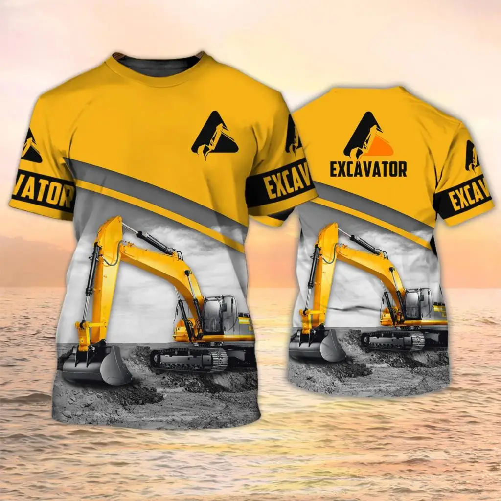 Excavator TShirts Heavy Equipm – обзор и цена 3D Printing Operator