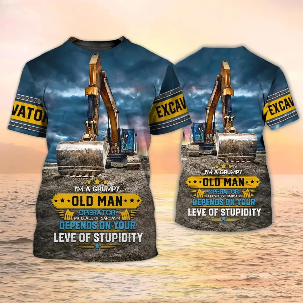 Excavator TShirts Heavy Equipm – обзор и цена 3D Printing Operator