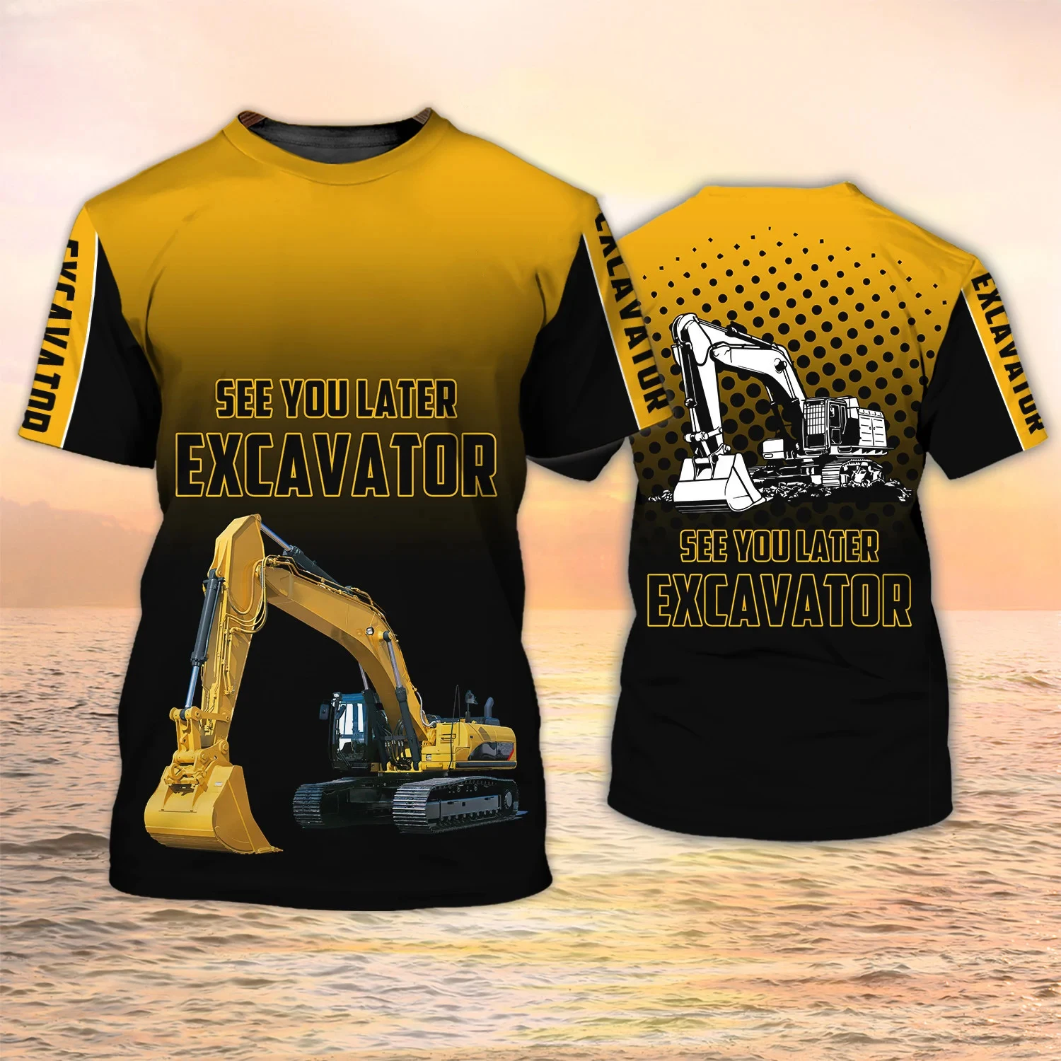 Excavator TShirts Heavy Equipm – обзор и цена 3D Printing Operator