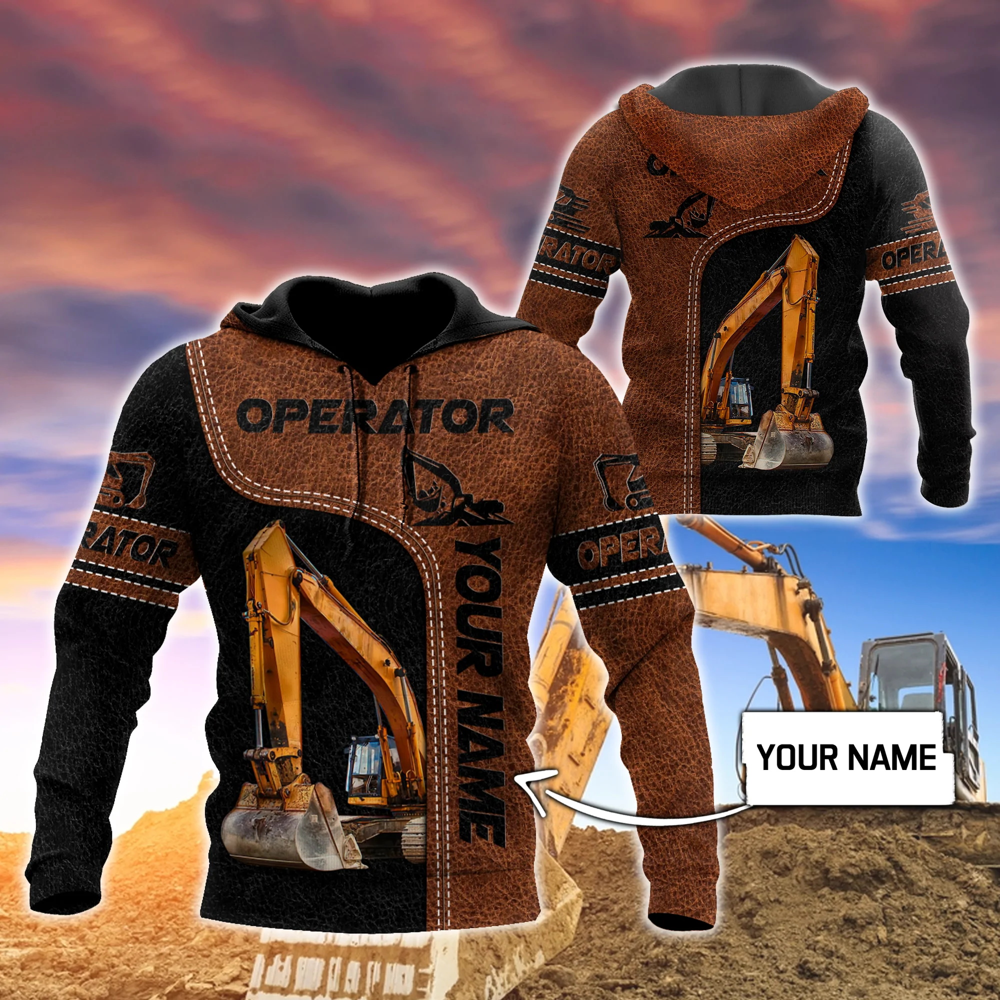 Personalized Name Excavator Op – обзор и цена 3D Printing Operator