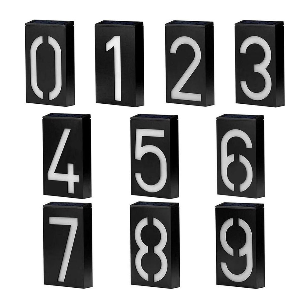 1Pcs Solar Lighted House Numbe – обзор и цена Build Plate
