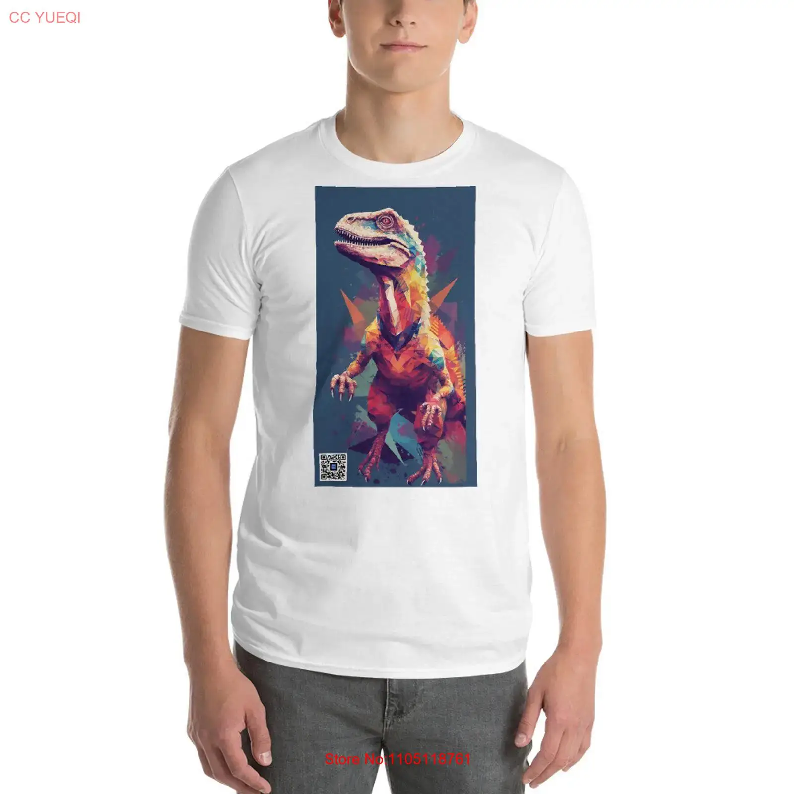 Dinosaur T Shirt smartphone ca – обзор и цена 3D Printing Qr Code