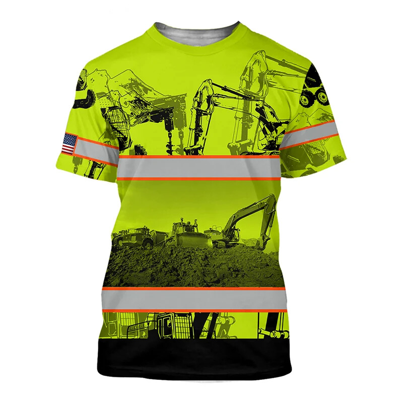 Excavator 3D Print T-shirt For – обзор и цена 3D Printing Operator